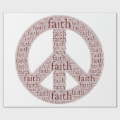 信仰によって設計される ラッピングペーパー (フラット)