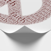 信仰によって設計される ラッピングペーパー (角)