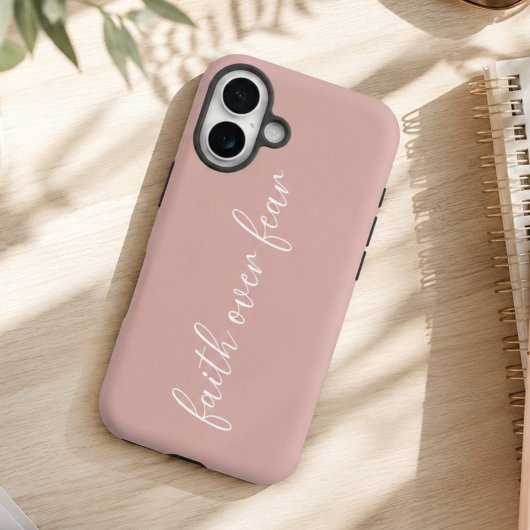 信仰にインスパイアされたミニマリストピンク Case-Mate iPhoneケース