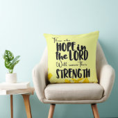 “信仰にインスピレーションを与える聖書の言葉のスロー枕 – Faith-In クッション (椅子)