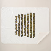 信仰に基づくセレニティ祈りの言葉引用文 シェルパブランケット (正面(横))