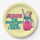 信仰に基づくパーティープレート ペーパープレート (正面)