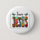 信仰に基づくボタン 缶バッジ (正面)