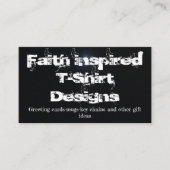 信仰に基づく名刺 名刺 (正面)