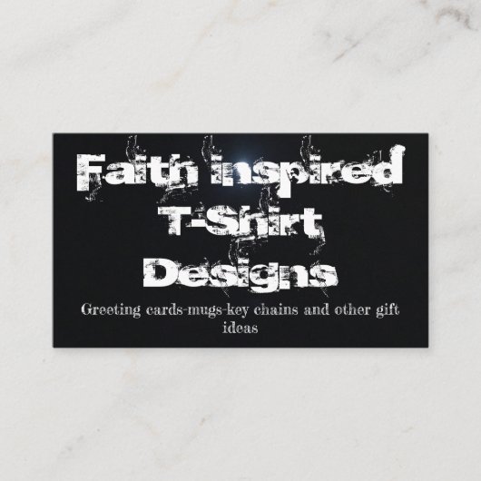 信仰に基づく名刺 名刺 (正面)