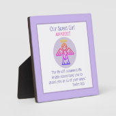 信仰に基づく子供の部屋Tabletopプラーク フォトプラーク (正面)