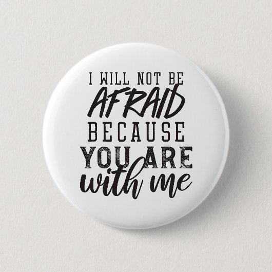 信仰に基づく思い出：主への信頼 缶バッジ (正面)