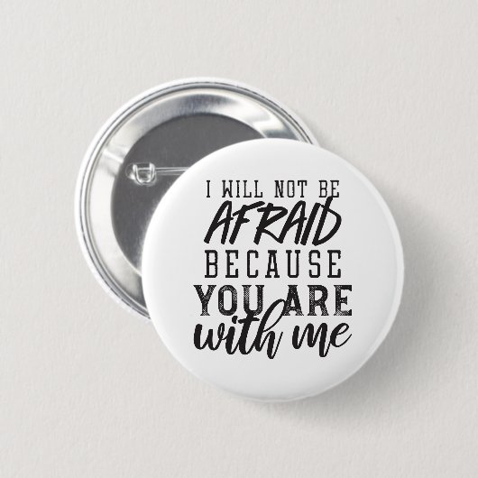 信仰に基づく思い出：主への信頼 缶バッジ (正面&裏面)