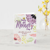 信仰に基づく母の日カード聖なる書物、 経典バイブル カード (黄色い花)