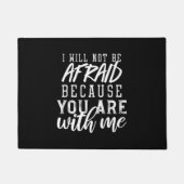 信仰に基づく注意喚起：主への信頼Ver II ドアマット (正面)