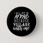 信仰に基づく注意喚起：主への信頼Ver II 缶バッジ (正面)