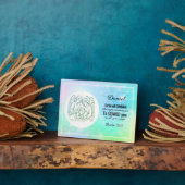 信仰に基パーソナライズされたづく詩編チャイルドベッドルーム フォトプラーク (側面)