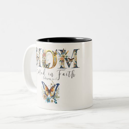 信仰に根ざした母フローラ ツートーンマグカップ (正面左)