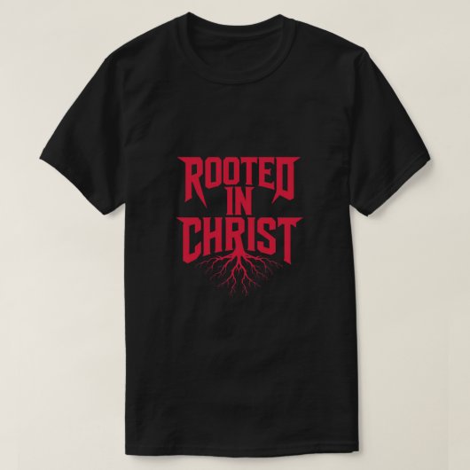 信仰に根ざして Tシャツ | 励ましの精神  (デザイン正面)