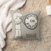 信仰に焦点を合わせる クッション (ブランケット)