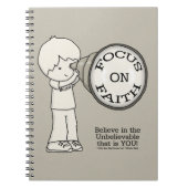 信仰に焦点を合わせる ノートブック (正面)