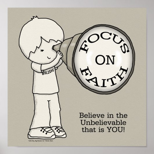 信仰に焦点を合わせる ポスター (正面)