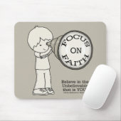 信仰に焦点を合わせる マウスパッド (マウス)