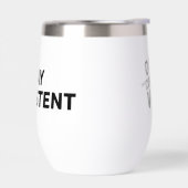 信仰に生きるフィットネスに最適な ウォーターボトル - Stay Consistent (左面)