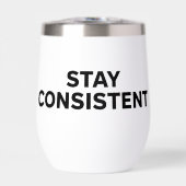 信仰に生きるフィットネスに最適な ウォーターボトル - Stay Consistent (正面)