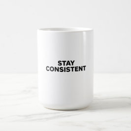 信仰に生きるフィットネスに最適な ウォーターボトル - Stay Consistent モーフィングマグカップ