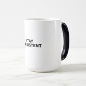 信仰に生きるフィットネスに最適な ウォーターボトル - Stay Consistent モーフィングマグカップ (正面右)