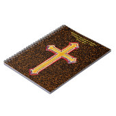 信仰のクロス祈りの言葉ジャーナル聖書の聖句スパイラル ノートブック (左側)