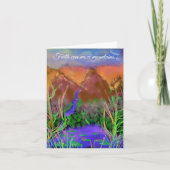 信仰のグリーティングカード カード (正面)