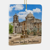 信仰のサイン、ミッション・サンノゼ3 セラミックオーナメント (右)