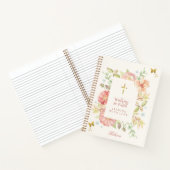 信仰のスパイラル手帳を歩く ノートブック (内部)