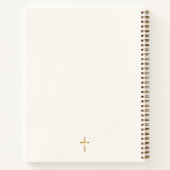 信仰のスパイラル手帳を歩く ノートブック (裏面)