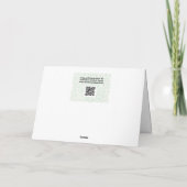 信仰のプリティーピンクハイビスカスの花のアートノートカード サンキューカード (裏面)