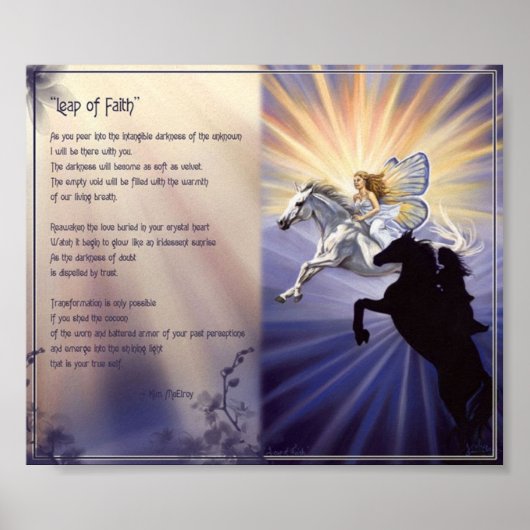 信仰のポスターの飛び感動的出し ポスター (正面)