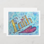 信仰のポストカード(ホワイトエッジ) ポストカード (正面/裏面)