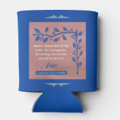 信仰のメッセージ – 1コリント16:13-14 - 缶クーラー (裏面)