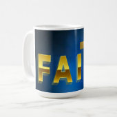 「信仰の一口で一日を始めなさい」 マグ (正面左)