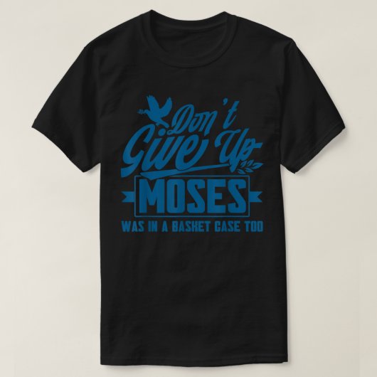 信仰の与えクリスチャンを避ける Tシャツ (デザイン正面)
