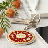 信仰の世界キーチェーン キーホルダー (側面)