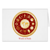 信仰の世界グリーティングカード (正面横)