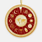 信仰の世界セラミックオーナメント セラミックオーナメント (正面)