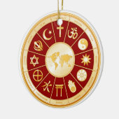 信仰の世界セラミックオーナメント セラミックオーナメント (左)