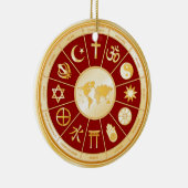 信仰の世界 セラミックオーナメント (右)