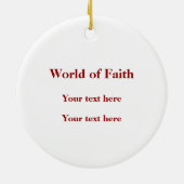 信仰の世界 セラミックオーナメント (裏面)