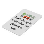 信仰の中で何を植えたのか疑う必要はない マグネット (左側)