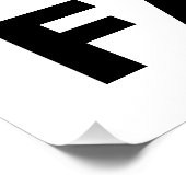 "信仰の中を歩く" 20x20インチ半光沢ポスター ポスター (コーナー)