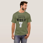 信仰の人...ウルフの精神Tシャツ Tシャツ (正面フル)