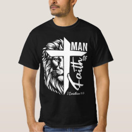 信仰の人 キリスト教 インスピレーション Tシャツ