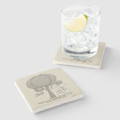 信仰の信任 ストーンコースター (横)