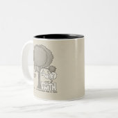 信仰の信任 ツートーンマグカップ (正面左)