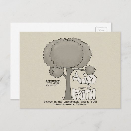 信仰の信任 ポストカード (正面/裏面)